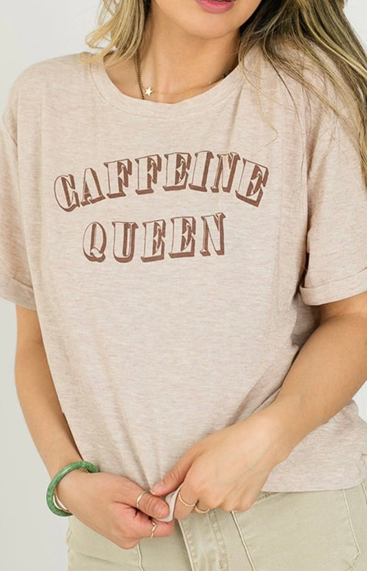 Caffeine queen tee